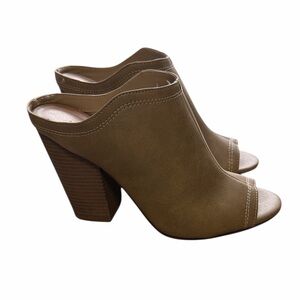 Indigo Rd. women's  Open Toe Shoes 4 Inch Block Heel Bootie Size 9.5